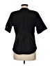 Jaanuu Black 3/4 Sleeve Button-Down Shirt Size M - photo 2