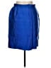 Carlisle 100% Silk Solid Blue Silk Skirt Size 12 - photo 2