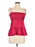 Paper Crane 100% Polyester Red Sleeveless Blouse Size M - photo 1