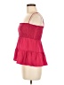Paper Crane 100% Polyester Red Sleeveless Blouse Size M - photo 5