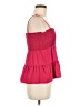 Paper Crane 100% Polyester Red Sleeveless Blouse Size M - photo 4