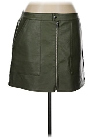 Bar III Faux Leather Skirt (view 1)