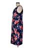 Lands' End Floral Blue Casual Dress Size 10 - photo 5