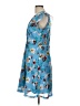 Assorted Brands Print Blue Casual Dress Size 10 - photo 5