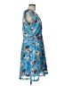 Assorted Brands Print Blue Casual Dress Size 10 - photo 4