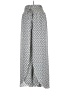 Shein 100% Polyester Polka Dots Silver Casual Pants Size 2 - photo 1