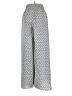 Shein 100% Polyester Polka Dots Silver Casual Pants Size 2 - photo 2