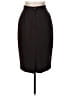 Kasper Solid Black Brown Casual Skirt Size 6 (petite) - photo 2