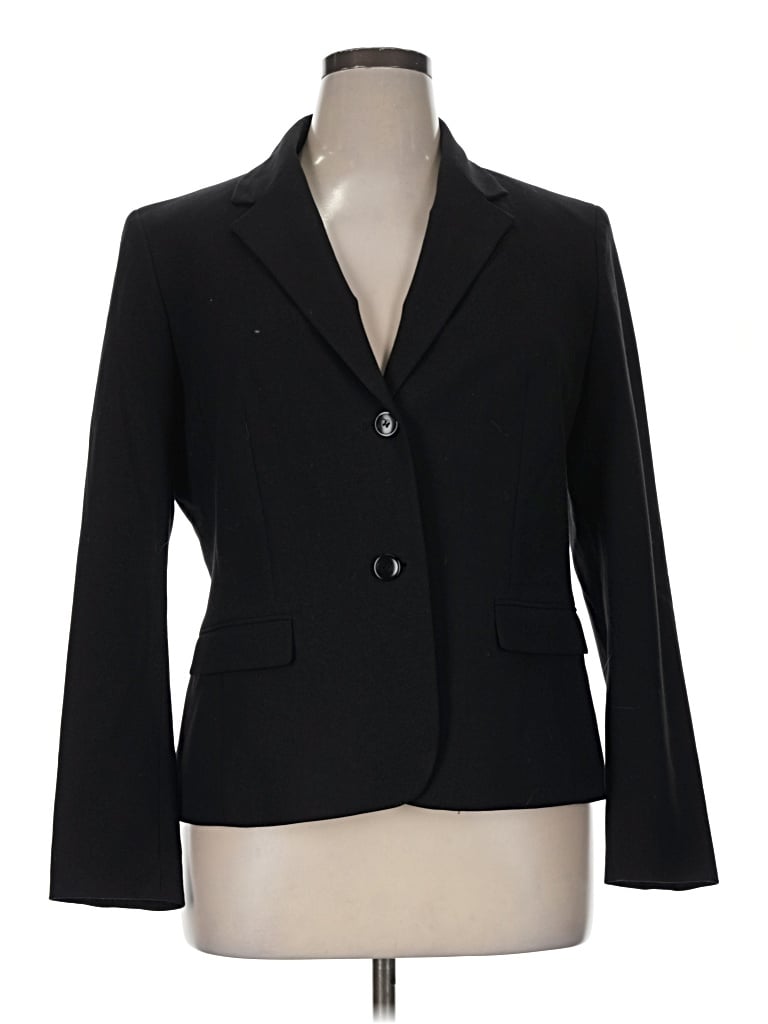 Pre-owned Nine West Blazer Jacket In Black
