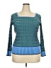 Talbots Houndstooth Blue Pullover Sweater Size 2X Petite - photo 1