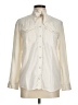 Zara Basic Ivory Long Sleeve Button-Down Shirt Size 6 - photo 1