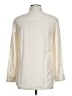 Zara Basic Ivory Long Sleeve Button-Down Shirt Size 6 - photo 2