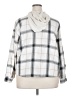 Charmed Hearts Plaid Gray 3/4 Sleeve Blouse Size 2X - photo 2