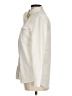 Zara Basic Ivory Long Sleeve Button-Down Shirt Size 6 - photo 5