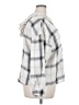 Charmed Hearts Plaid Gray 3/4 Sleeve Blouse Size 2X - photo 4