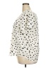 Papermoon 100% Polyester Polka Dots Ivory Short Sleeve Blouse Size 2X - photo 5