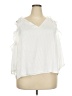 Vince Camuto 100% Polyester White 3/4 Sleeve Blouse Size XXL - photo 1