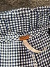 Free People 100% Cotton Checkered-gingham Blue Casual Pants Size S - photo 4