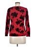 Faded Glory Floral Red Pullover Sweater Size M - photo 2