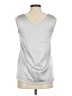 Monologue Silver Sleeveless Top One size - photo 2