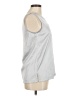 Monologue Silver Sleeveless Top One size - photo 4