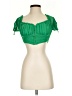 Hera Collection Green Short Sleeve Top Size S - photo 1