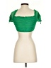Hera Collection Green Short Sleeve Top Size S - photo 2