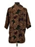 Krizia 100% Silk Animal Print Brown 3/4 Sleeve Silk Top Size 4 - photo 2