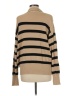 LILYSILK Stripes Tan Pullover Sweater Size M - photo 2