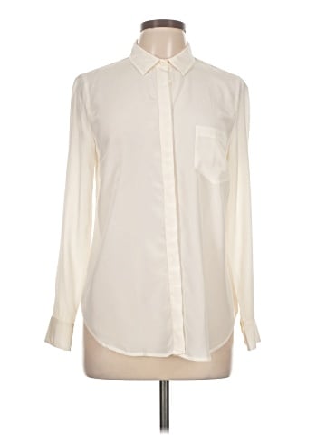 J.Crew 365 Long Sleeve Silk Top (view 1)