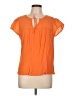 Sanctuary 100% Rayon Orange Short Sleeve Blouse Size L - photo 1