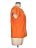 Sanctuary 100% Rayon Orange Short Sleeve Blouse Size L - photo 4