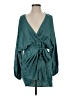 Zara Teal Cocktail Dress Size S - photo 1