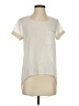 Lumiere 100% Polyester Ivory Short Sleeve Top Size S - photo 1