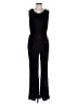 Spense Solid Black Jumpsuit Size 10 - photo 1