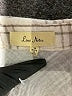 Love Notes 100% Cotton Plaid Ivory Long Sleeve Button-Down Shirt Size M - photo 7