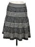Max Studio Houndstooth Black Casual Skirt Size Med - Lg - photo 1