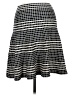 Max Studio Houndstooth Black Casual Skirt Size Med - Lg - photo 2