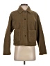 Uniqlo 100% Polyester Tweed Brown Coat Size 5 - photo 1
