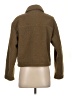 Uniqlo 100% Polyester Tweed Brown Coat Size 5 - photo 2