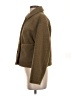 Uniqlo 100% Polyester Tweed Brown Coat Size 5 - photo 5