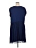 Fervour 100% Polyester Solid Blue Casual Dress Size XL - photo 2