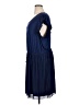 Fervour 100% Polyester Solid Blue Casual Dress Size XL - photo 5
