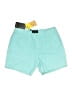 Le Superbe 100% Cotton Solid Teal Board Shorts Size 6 - photo 1