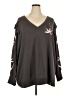 Torrid Gray Pullover Sweater Size 5X Plus (6) - photo 1