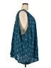 Torrid 100% Rayon Teal Sleeveless Blouse Size 5X Plus (6) - photo 4