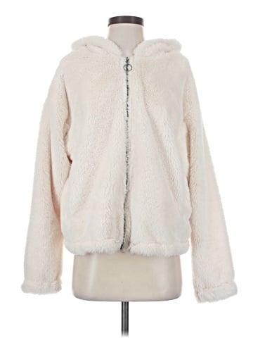 Paper Crane Faux Fur Jacket (view 1)