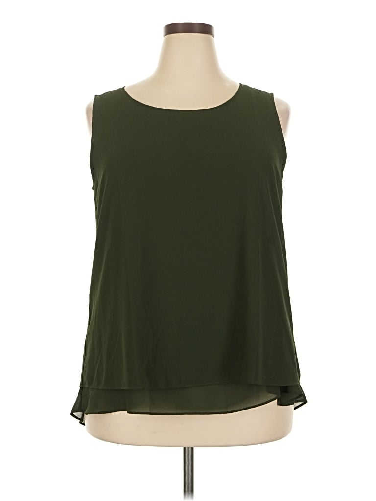 Pre-owned Viishow Sleeveless Blouse In Green