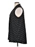 Beacon Polka Dots Black Sleeveless Button-Down Shirt Size 1X - photo 5