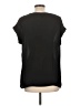 Worthington 100% Polyester Black Short Sleeve Top Size L - photo 2